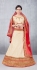 Party Wear Cream Lehenga 148