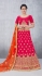 Party Wear Tomatto Red Lehenga 154