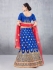 Party Wear Blue Lehenga 155