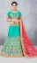 Party Wear Green Lehenga 156