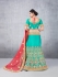 Party Wear Green Lehenga 156