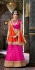 Party Wear Pink Orange Lehenga 2004