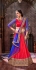 Party Wear Red Blue Lehenga 2007