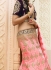 light pink art dupion silk wedding lehenga 13054