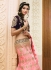 light pink art dupion silk wedding lehenga 13054