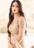 sonal chauhan rangoli beige party wear anarkali 4602