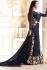 sonal chauhan georgette navy blue party wear anarkali 4603