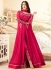 sonal chauhan georgette pink party wear anarkali 4604