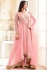sonal chauhan georgette light pink party wear anarkali 4608