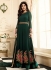 shilpa shetty dark green georgette anarkali suit 10010