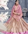 Party Wear Pure banarsi silk baby pink Lehenga 25001