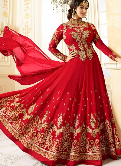 Ayesha Takia Red color georgette party wear salwar kameez