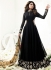 Jennifer Winget black georgette anarkali suit 1108