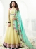 Jennifer Winget cream georgette anarkali suit 1109