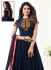 Jennifer Winget navy blue georgette anarkali 1115