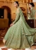 Pista green georgette party wear ghagra lehenga kameez 11005