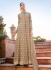 Beige georgette party wear anarkali suit 11008