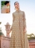 Beige georgette party wear anarkali suit 11008