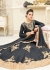 Black georgette party wear anarkali 9113