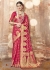 Magenta Banarasi Silk Woven Festive Saree 3908