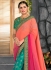 Tricolor half and half saree 2011