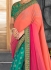Tricolor half and half saree 2011