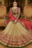 Beige pink wedding sarees 6006