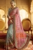 grey pink wedding sarees 6007