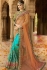 blue peach wedding sarees 6009