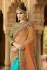 blue peach wedding sarees 6009