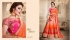 Party Wear Pink Orange Lehenga 4087