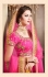 Party Wear Pink Yellow Lehenga 4089