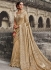 Part wear beige georgette saree 1954