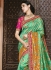 Turquoise pure banarasi silk saree 1207