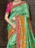 Turquoise pure banarasi silk saree 1207