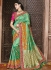 Turquoise pure banarasi silk saree 1207