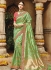 Light green pure banarasi silk wedding saree 1210