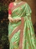 Light green pure banarasi silk wedding saree 1210