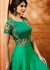 Jennifer winget green banarasi silk anarkali 11014