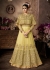 Yellow color net wedding anarkali 101