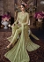 Pista green net wedding anarkali 104