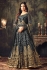 Sonal chauhan grey georgette party wear anarkali suit 4705