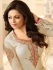 Drashti Dhami white semi stitched embroidered suit 1803