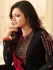 Drashti Dhami black semi stitched embroidered suit 1806