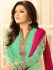 Drashti Dhami turquoise semi stitched embroidered suit 1807