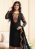 Ayesha takia black georgette straight suit 25102