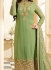 Ayesha takia green georgette straight suit 25103