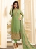 Ayesha takia green georgette straight suit 25103