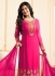 Ayesha takia rani pink georgette straight suit 25104