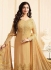 Ayesha takia beige georgette straight suit 25105